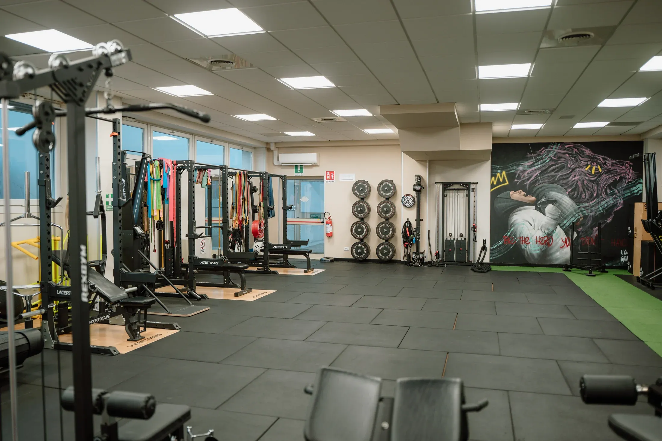 Panoramica della palestra BorgoFit
